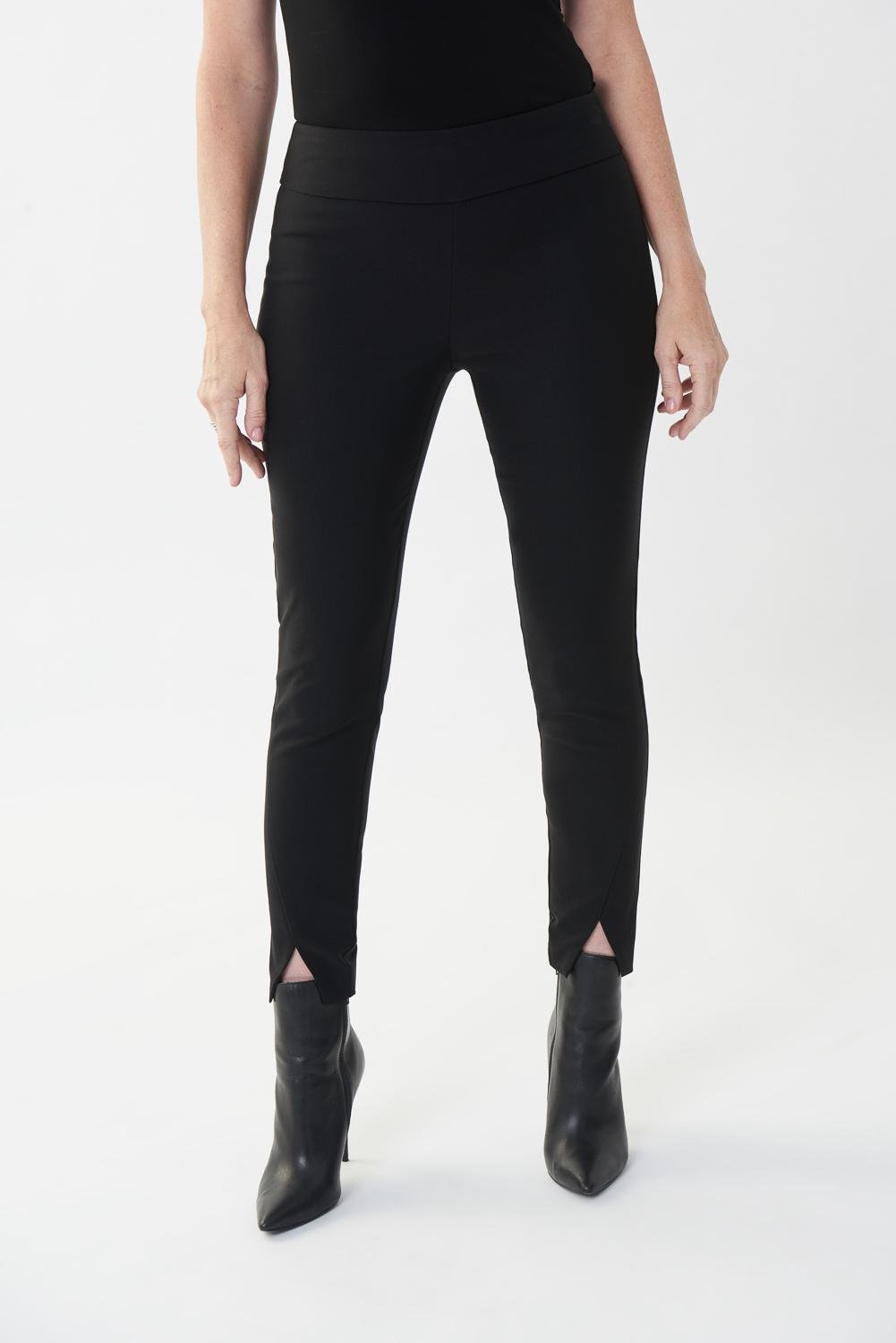 Split Hem Pants Style 223103 Color Black – Dream Pants