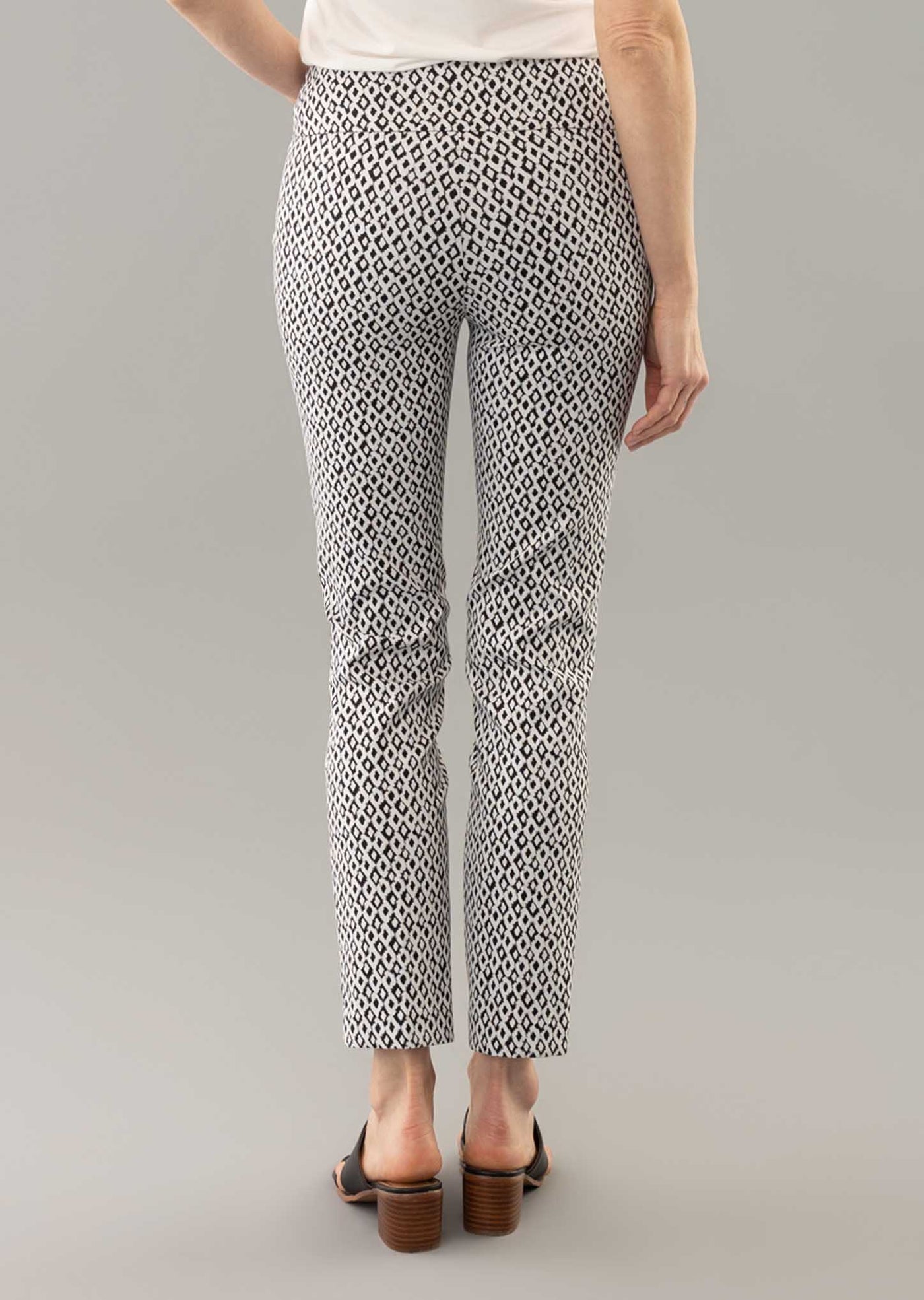 Zircon Jacquard Ankle Pants Lisette L