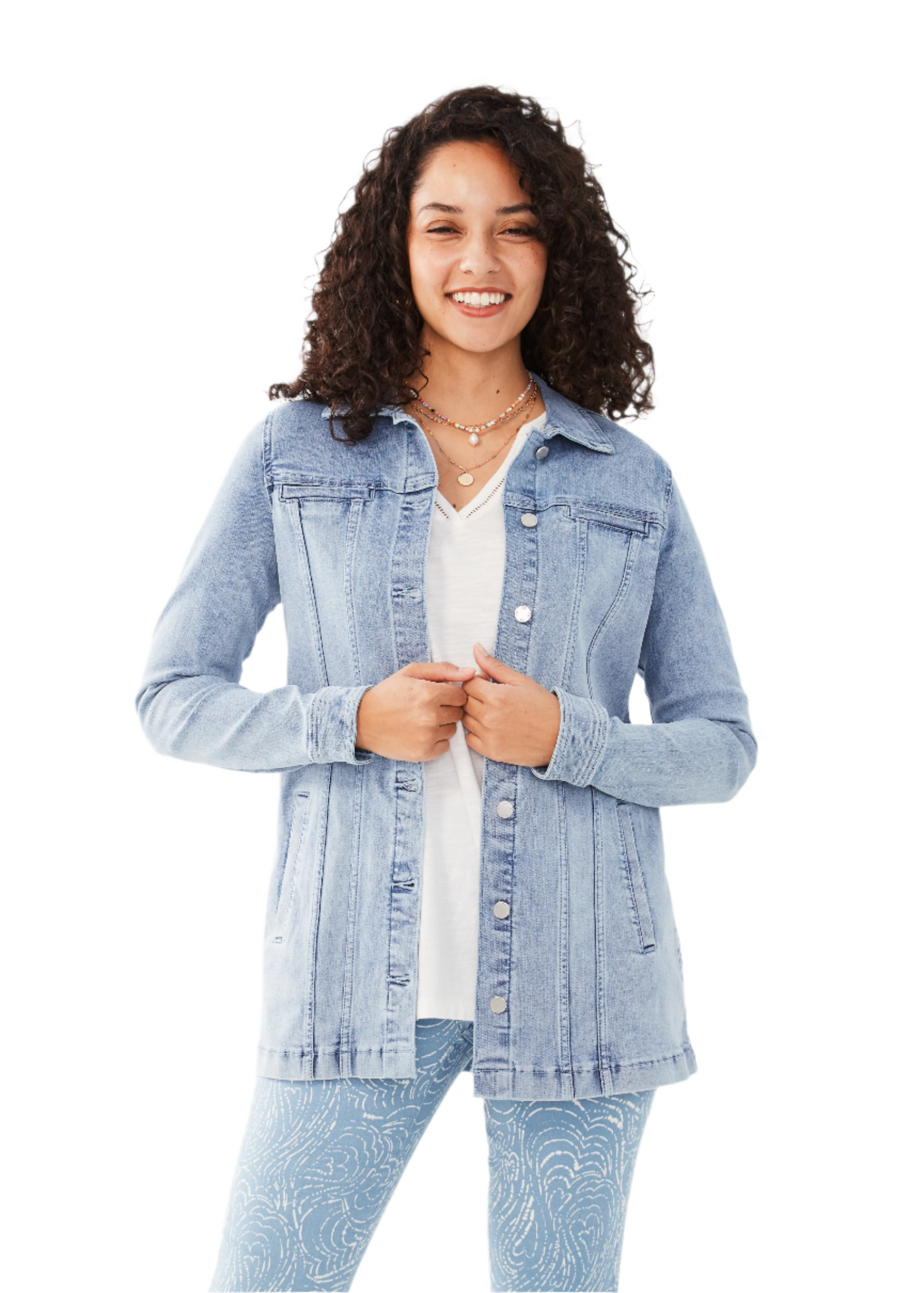 Long Denim Jacket French Dressing Jeans