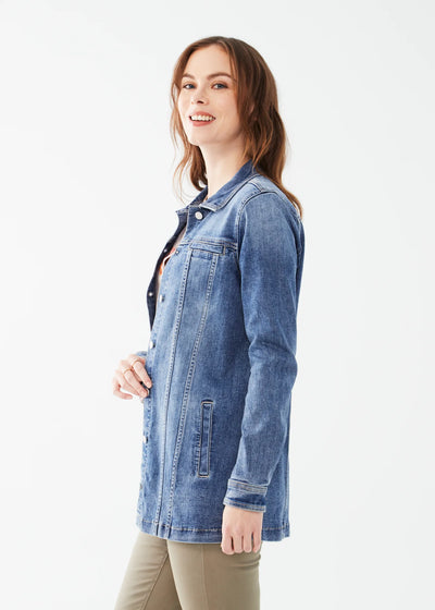 Long Denim Jacket French Dressing Jeans