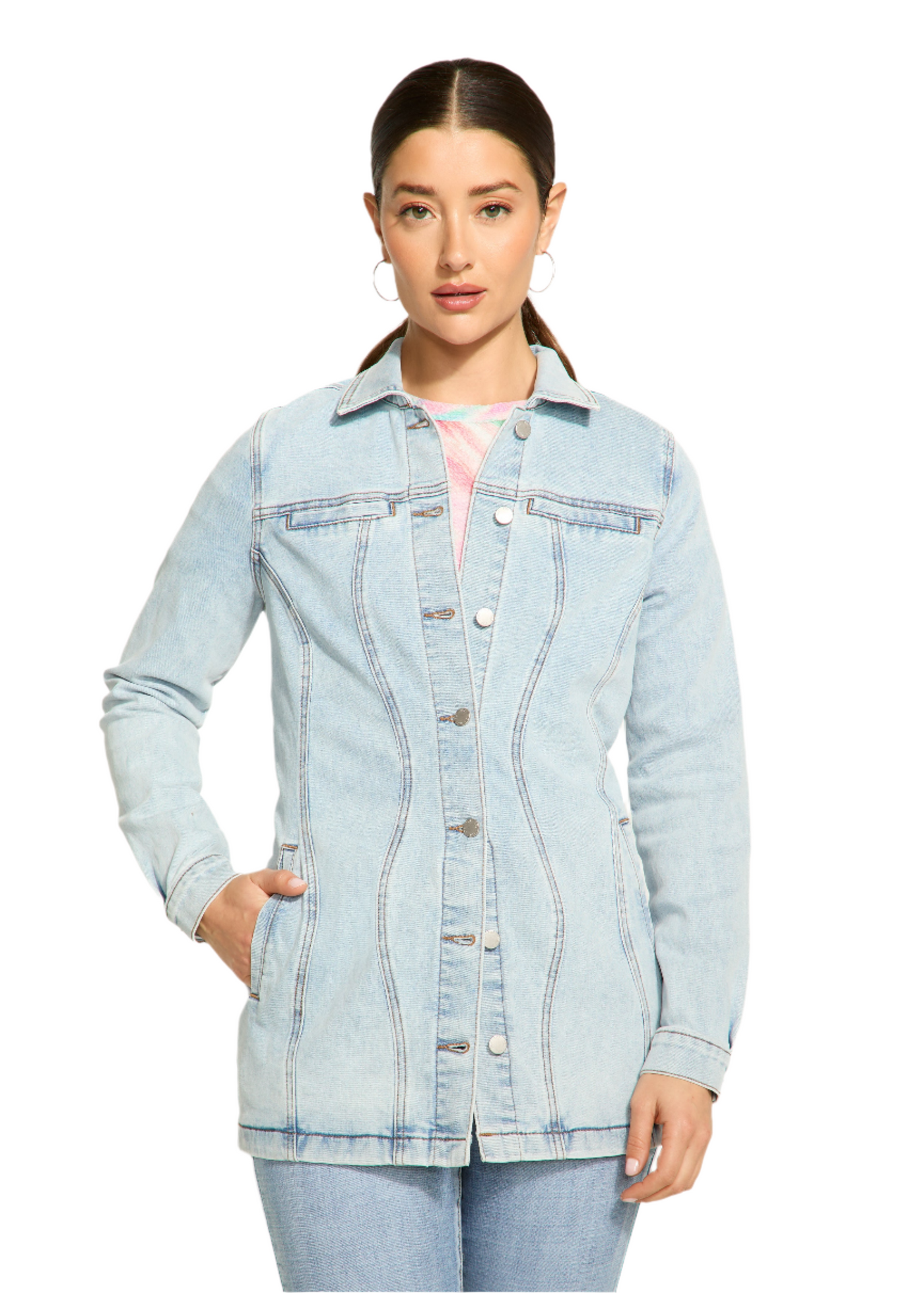 Long Denim Jacket French Dressing Jeans