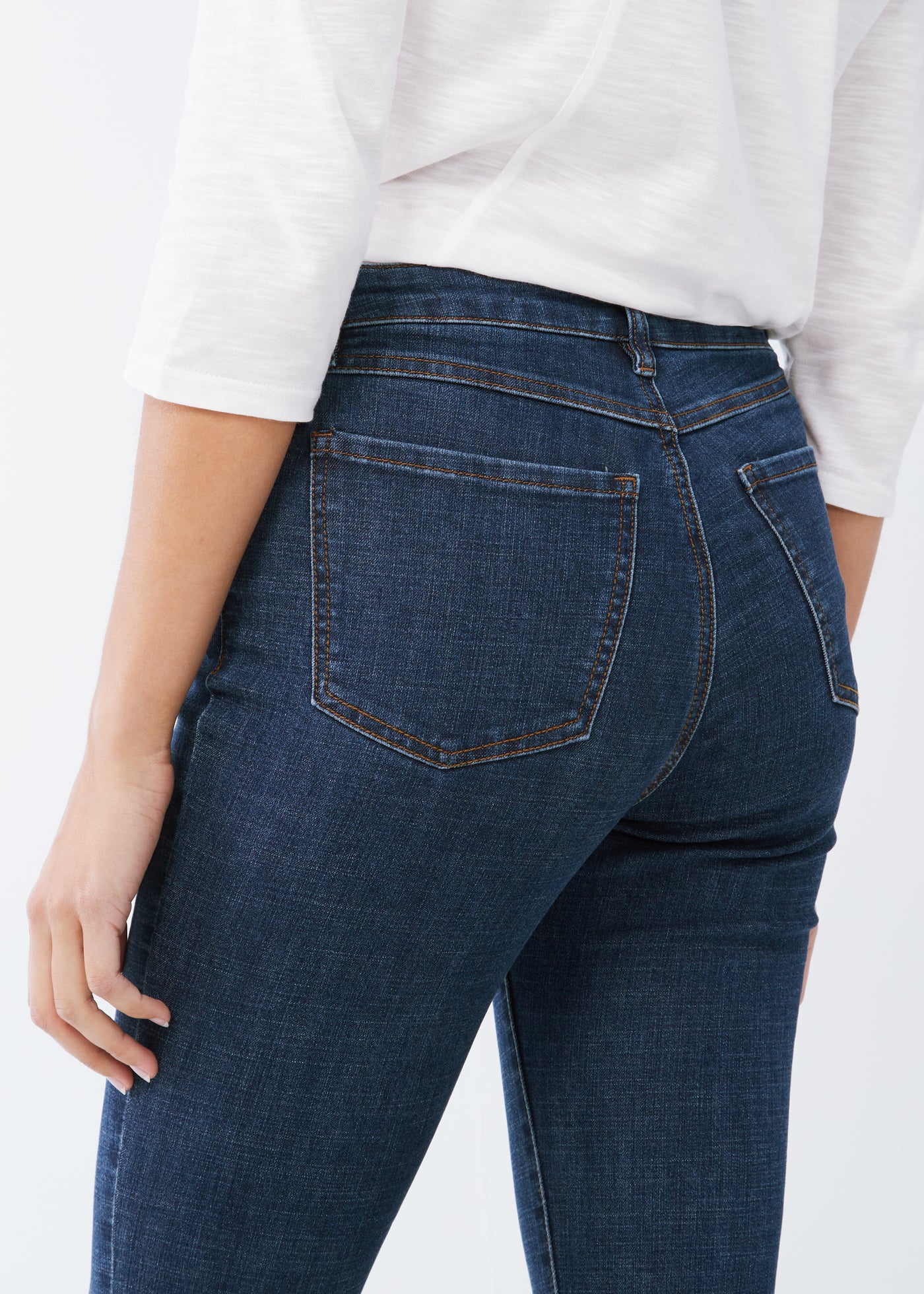 Olivia Slim Ankle French Dressing Jeans