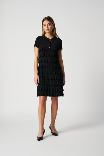 Tiered Ruffle Dress Joseph Ribkoff