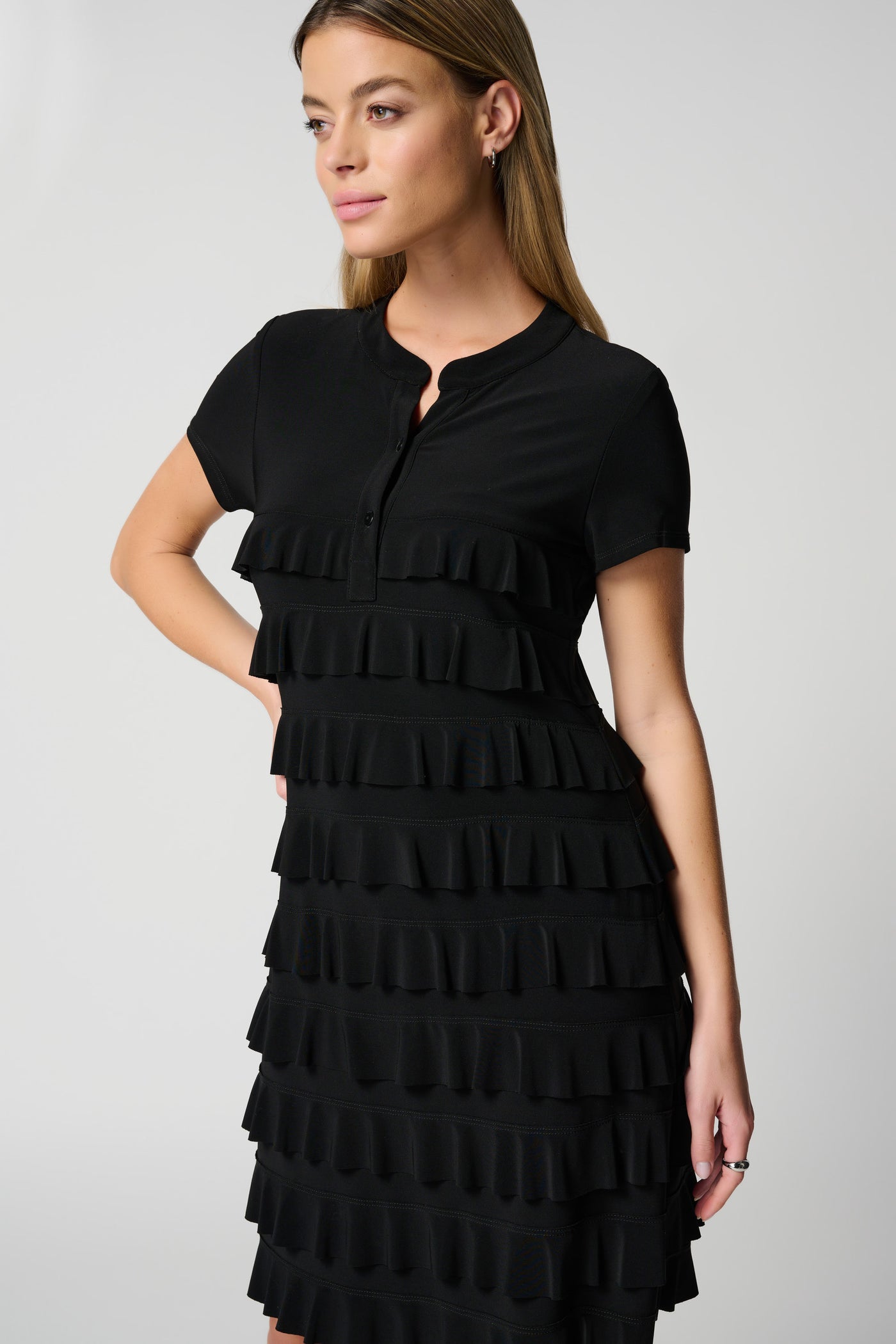 Tiered Ruffle Dress Joseph Ribkoff