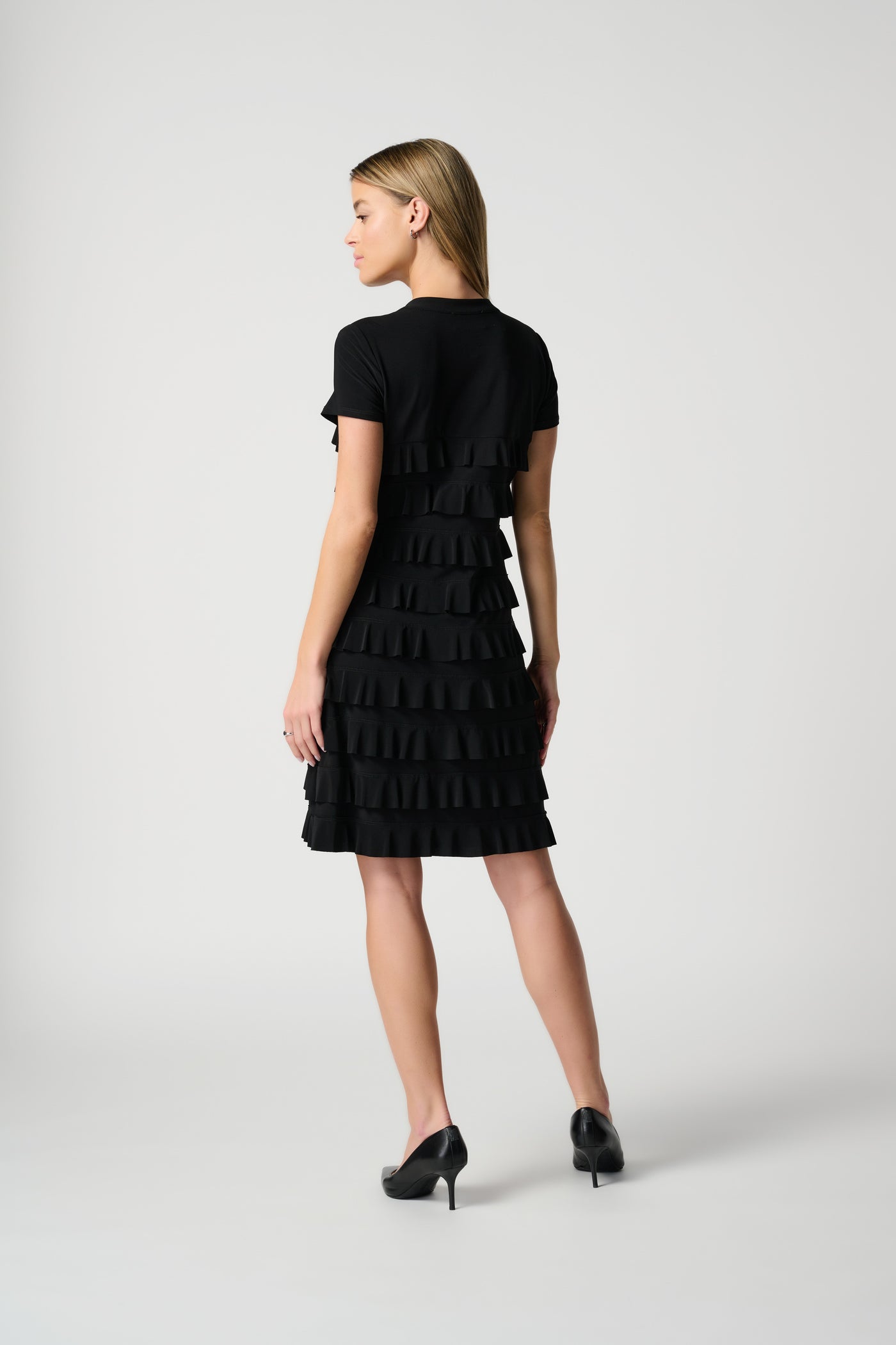 Tiered Ruffle Dress Joseph Ribkoff