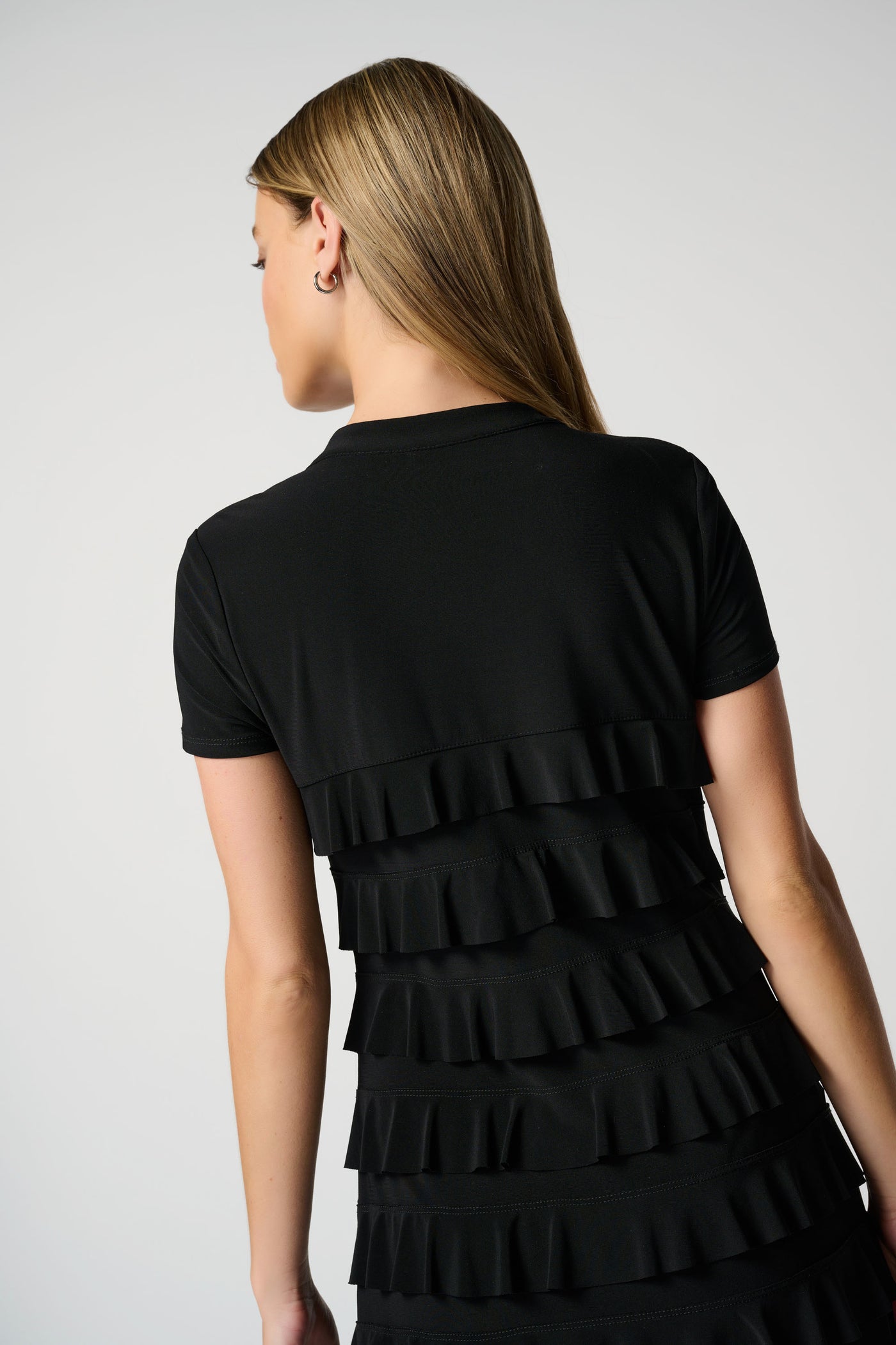 Tiered Ruffle Dress Joseph Ribkoff