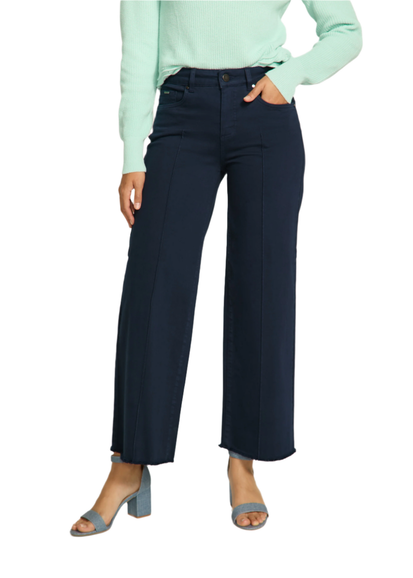 Olivia Wide Ankle French Dressing Jeans