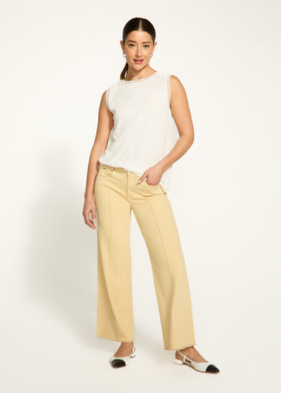 Olivia Wide Ankle French Dressing Jeans