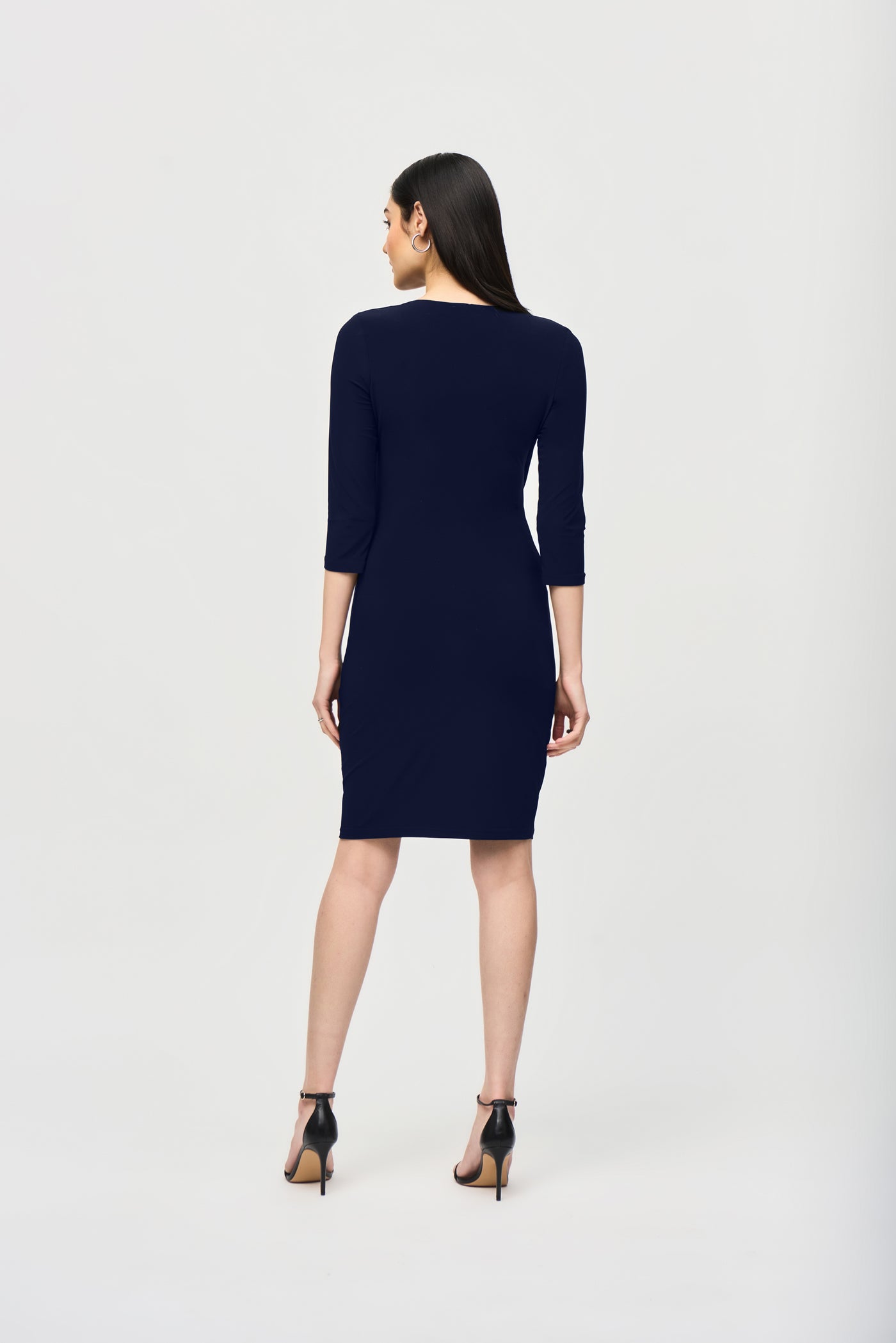 Three-Quarter Sleeve Wrap Dress Joseph Ribkoff