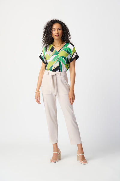 Joseph Ribkoff Tropical Print Woven Top