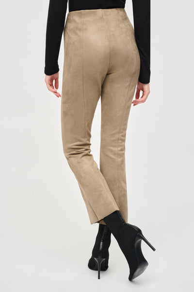 Scuba Suede Flared Pants Joseph Ribkoff