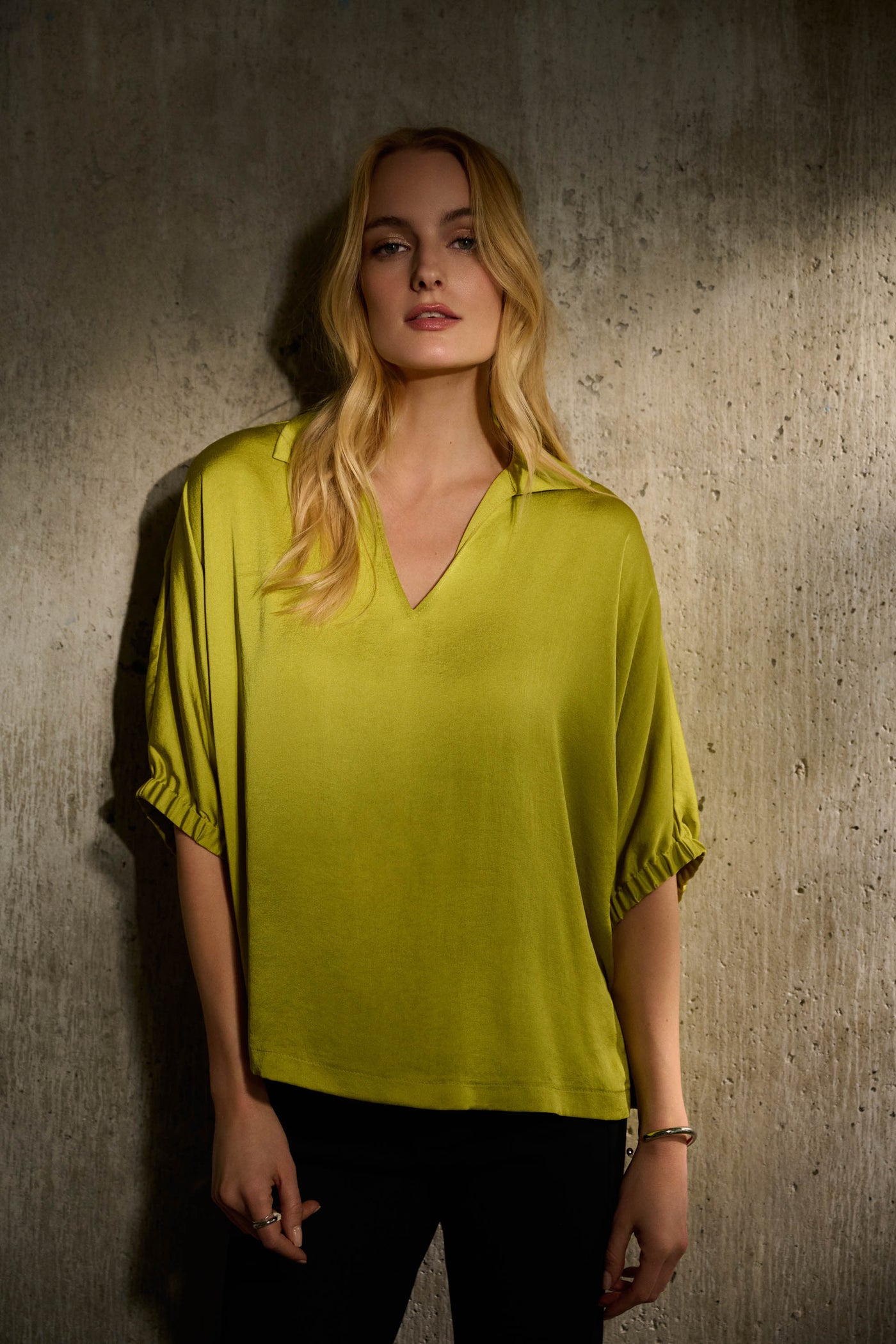 Satin Boxy Top Joseph Ribkoff