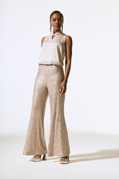 Sequined Wide Leg Pants Joseph Ribkoff