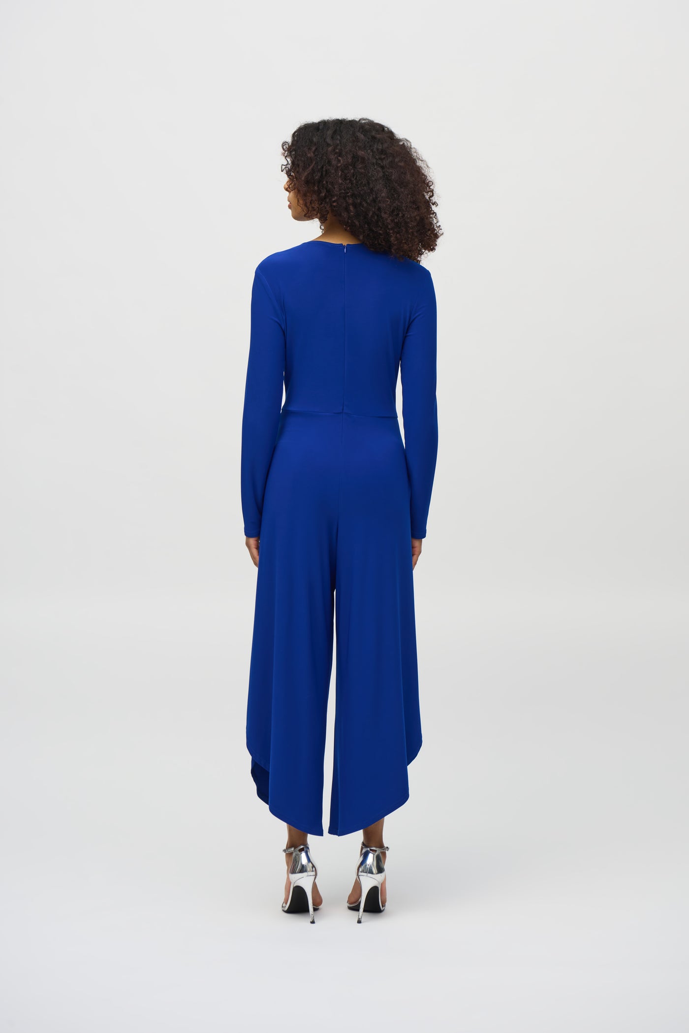 Silky Knit Wrap Culotte Jumpsuit Joseph Ribkoff