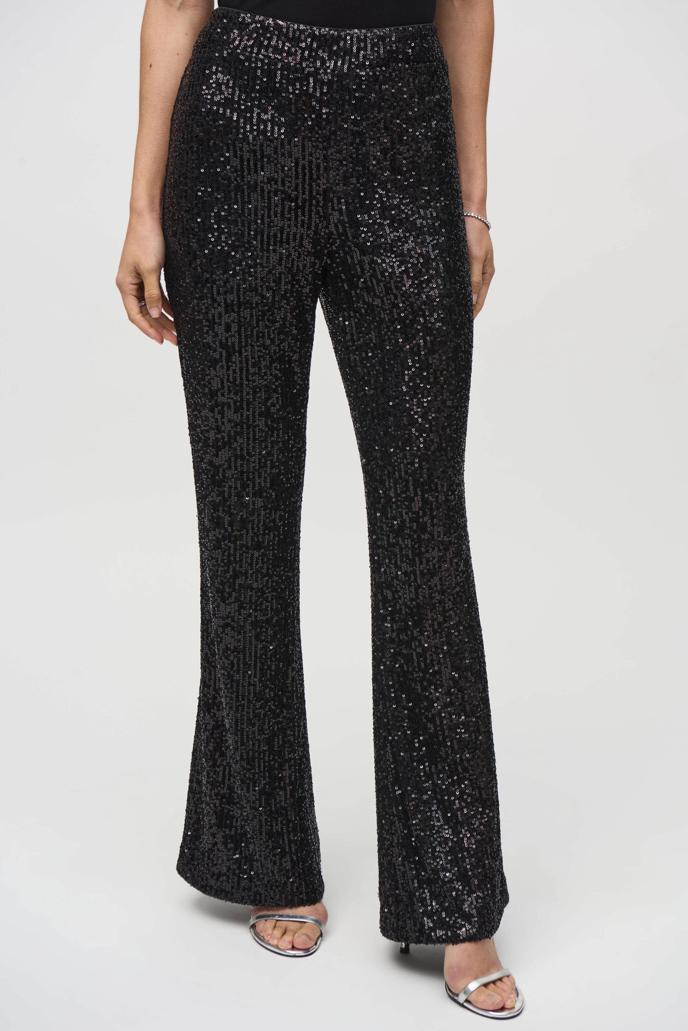 Sequins Flared Pull-On Pants Joseph Ribkoff