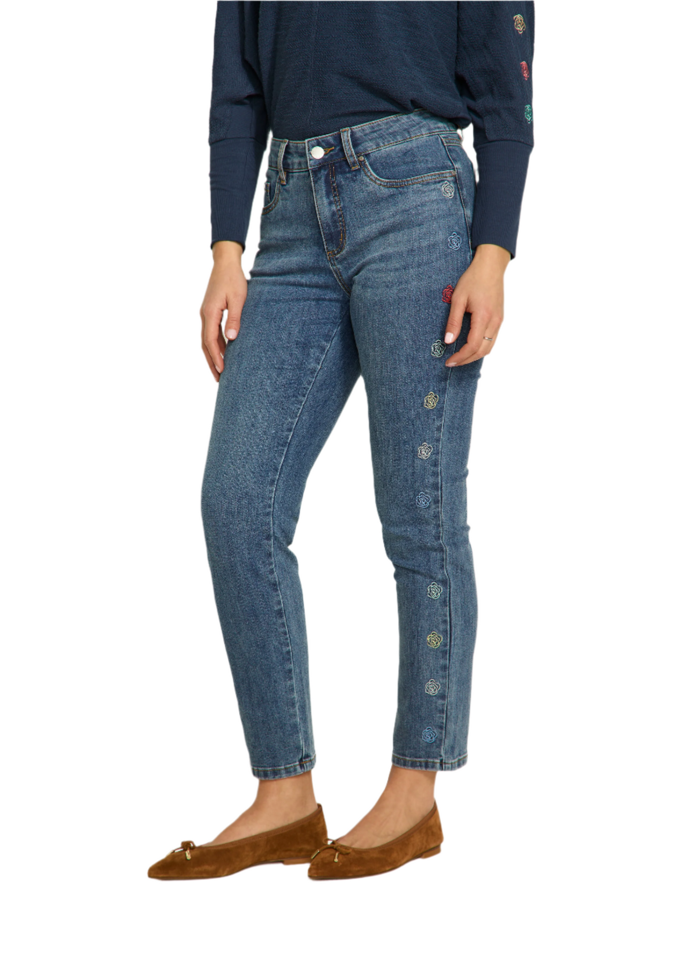 Olivia Pencil Ankle French Dressing Jeans