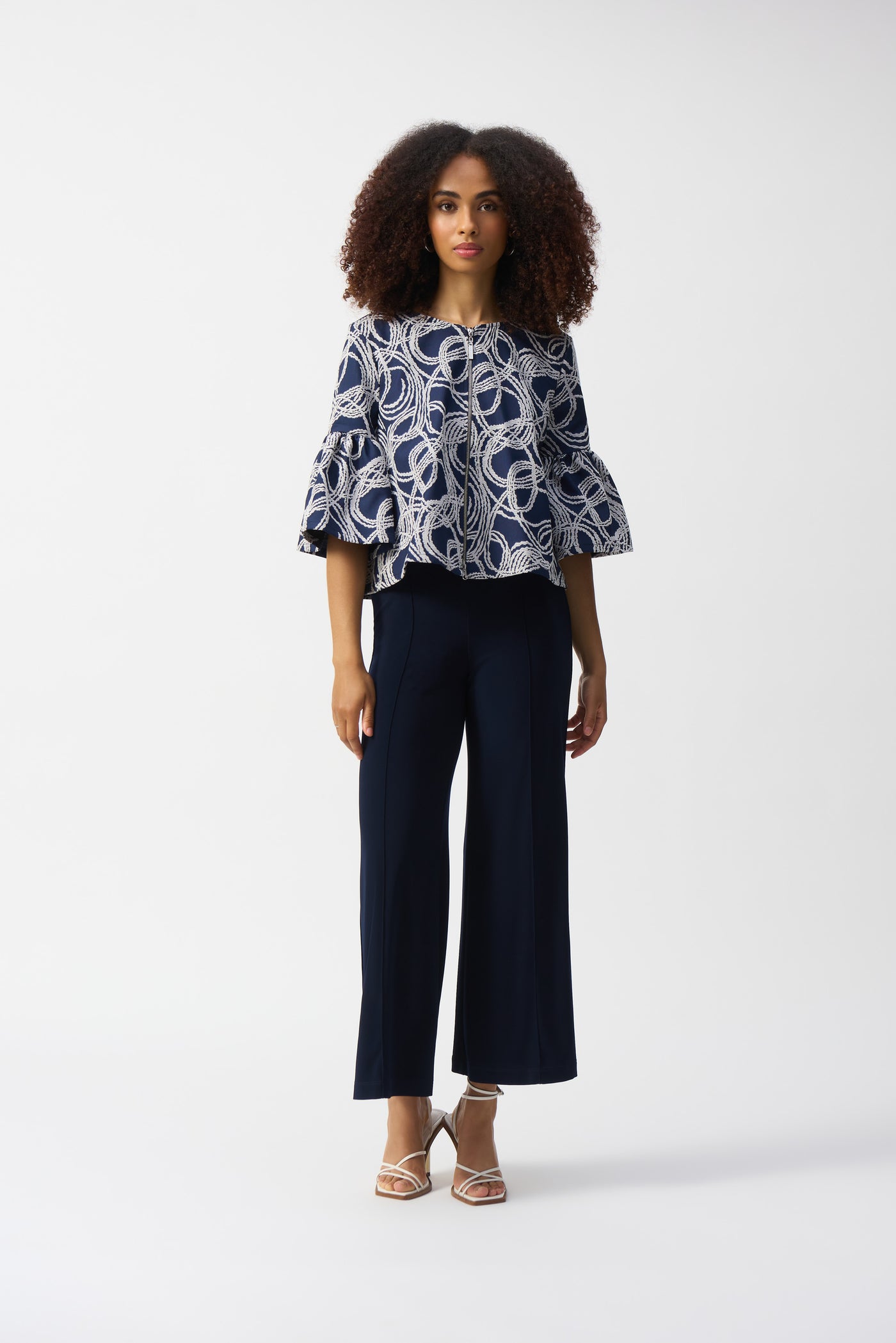 Silky Knit Pull-On Wide-Leg Pants Joseph Ribkoff