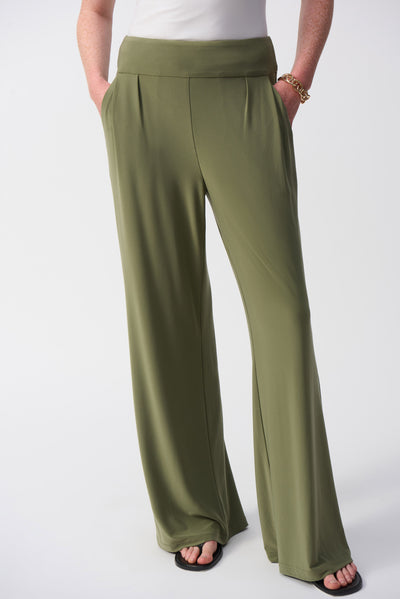 Silky Knit Wide-Leg Pull-On Pants Joseph Ribkoff