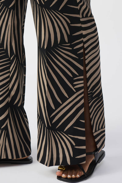 Gauze Tropical Print Wide-Leg Pants Joseph Ribkoff