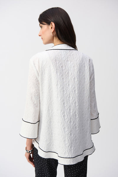 Jacquard Woven Swing Jacket Joseph Ribkoff