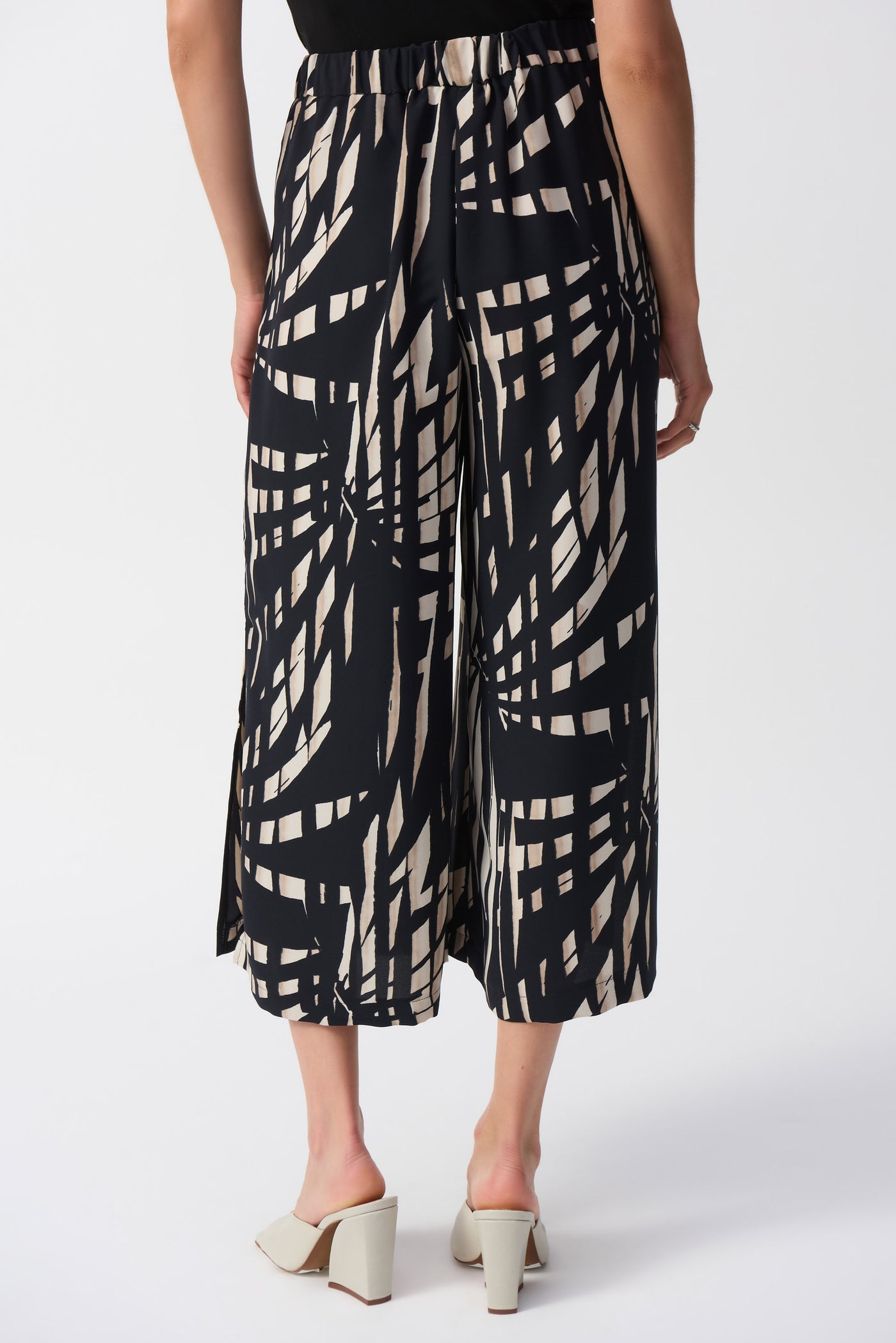 Woven Tropical Print Culotte Pants Joseph Ribkoff