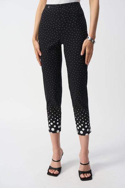 Millennium Dot Print Straight Pants Joseph Ribkoff