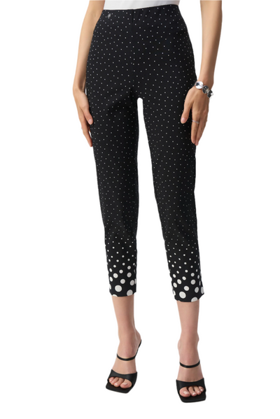 Millennium Dot Print Straight Pants Joseph Ribkoff