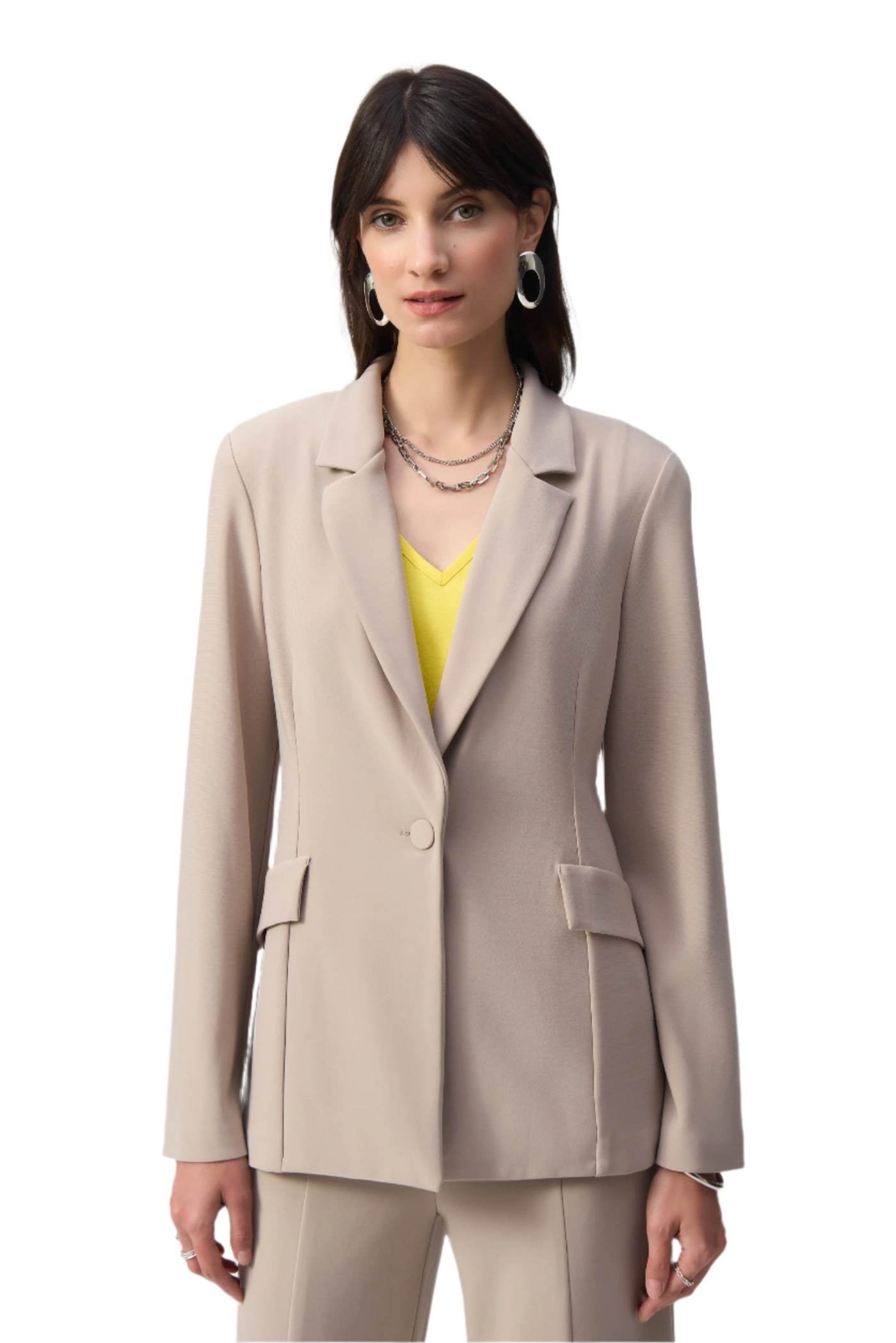 Silky Knit Straight Blazer Joseph Ribkoff