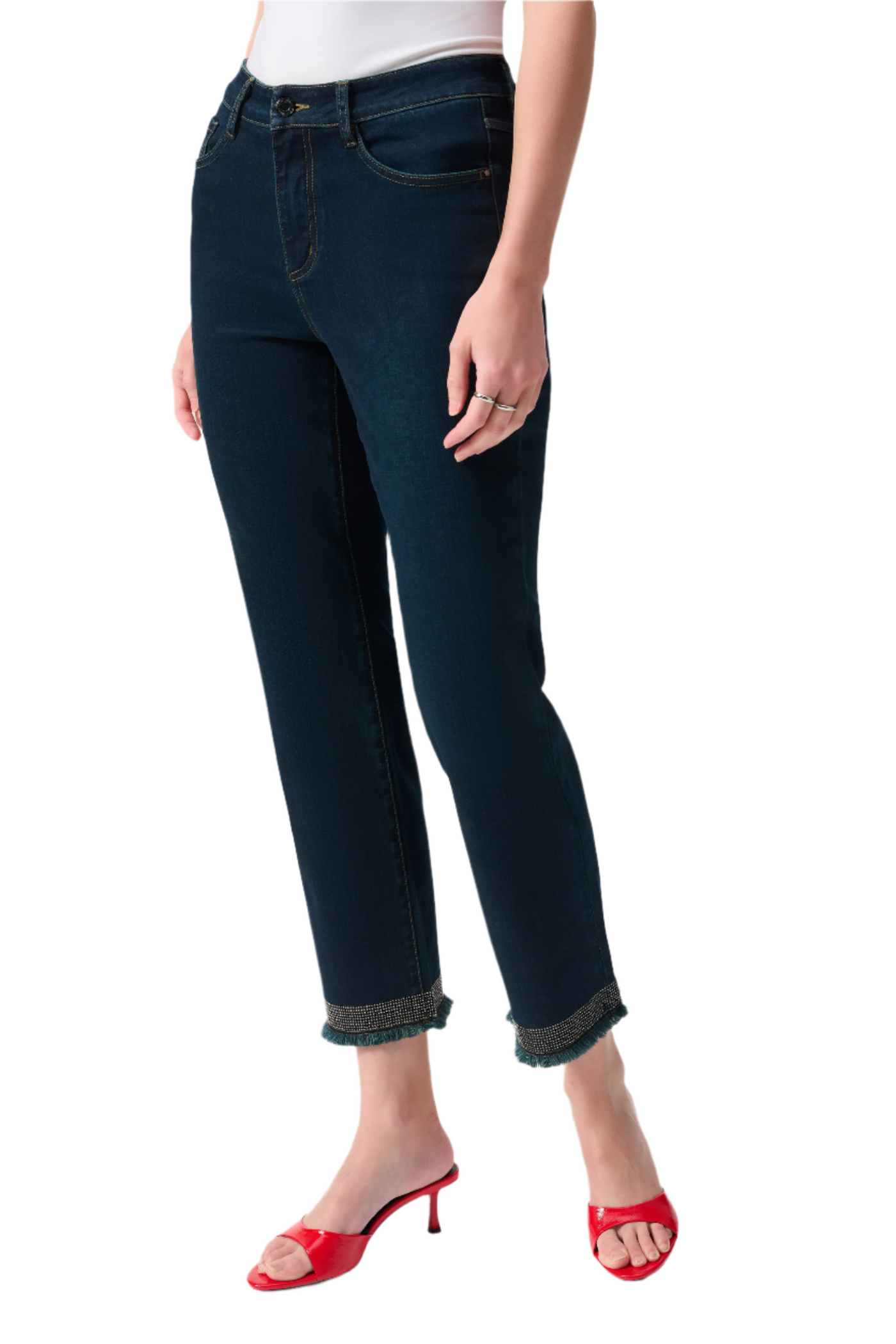 Classic Straight-Leg Repreve Jeans Joseph Ribkoff