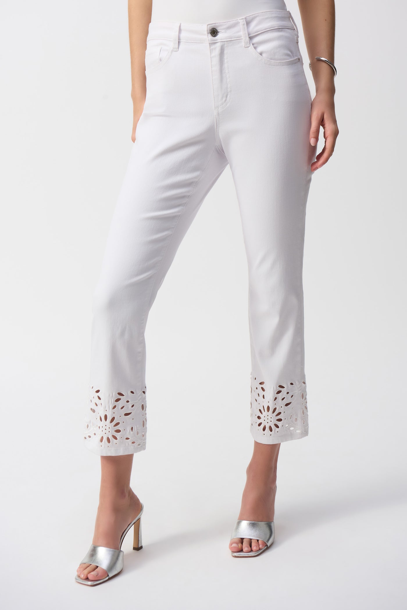 Straight Fit Cropped Jeans Joseph Ribkoff