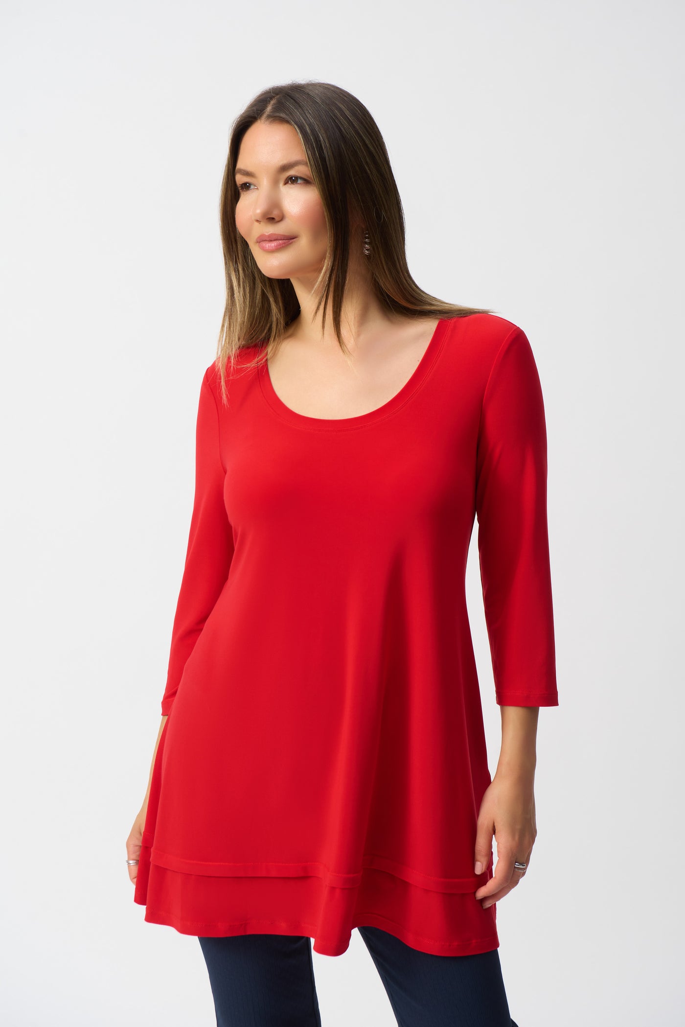 Silky Knit Flared Tunic Joseph Ribkoff