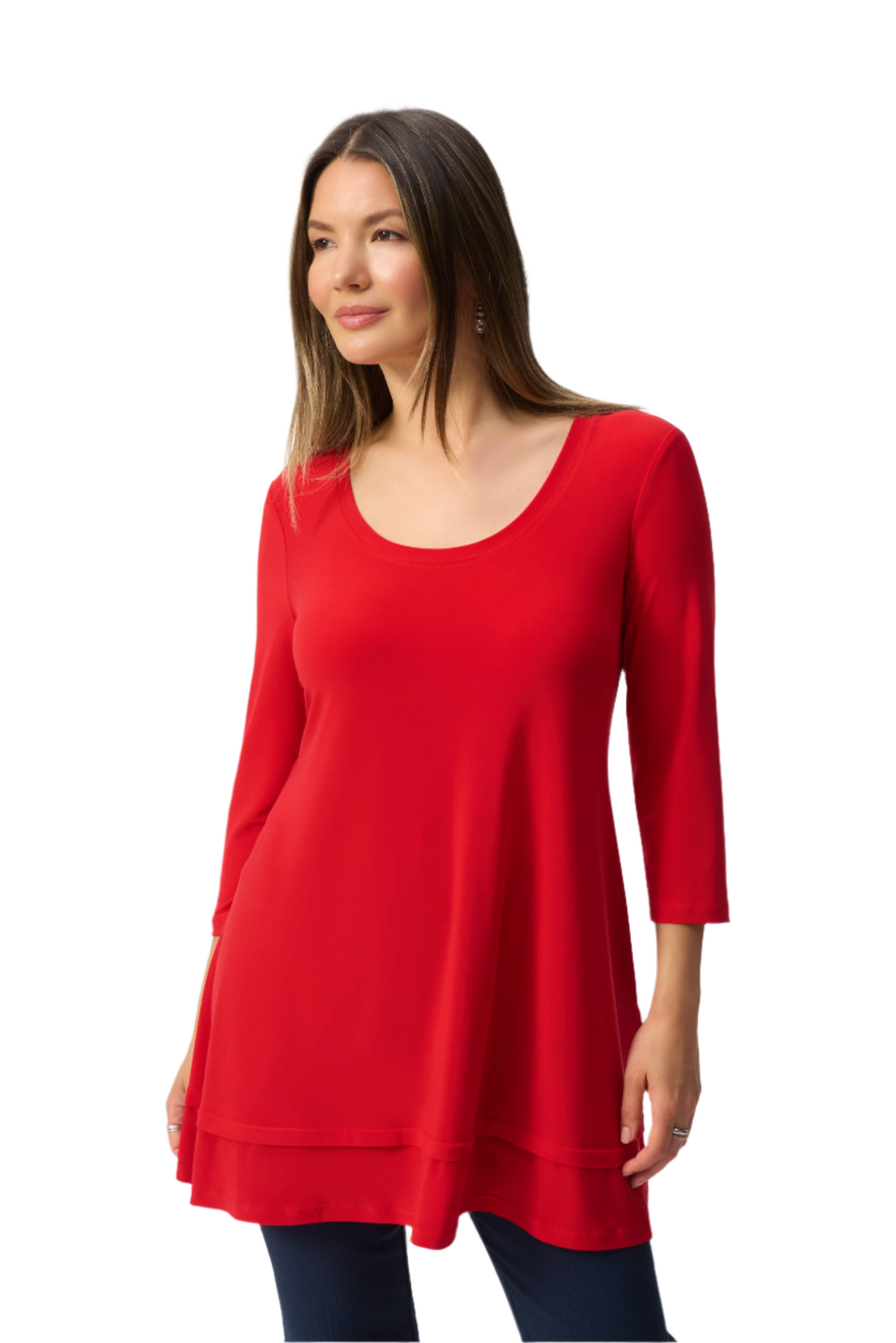 Silky Knit Flared Tunic Joseph Ribkoff