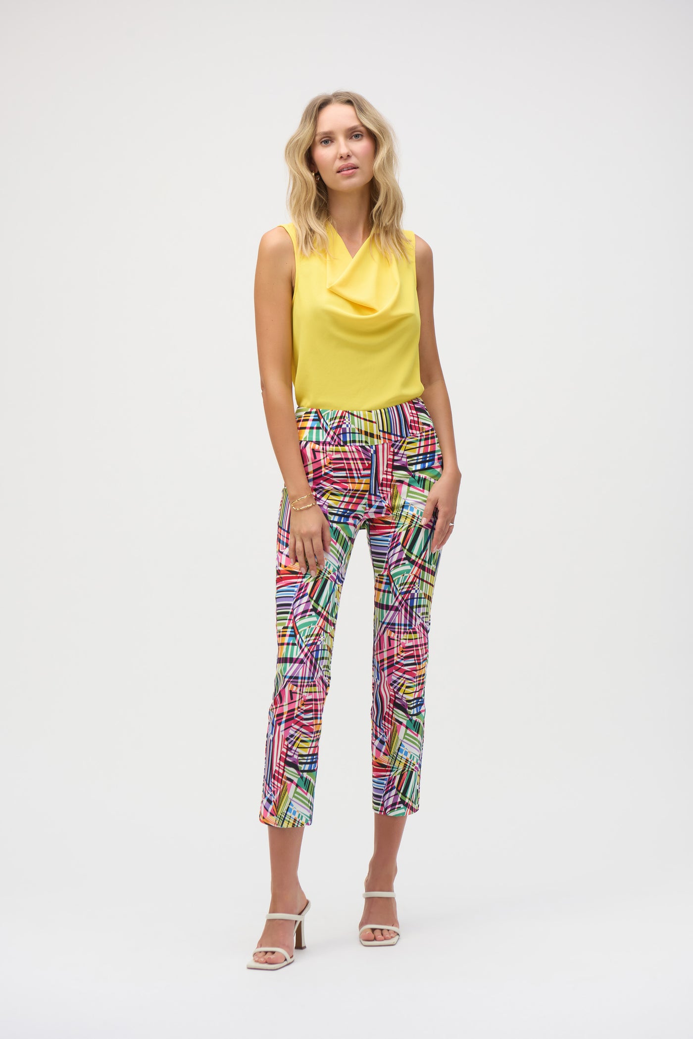 Millennium Print Straight Leg Pants Joseph Ribkoff