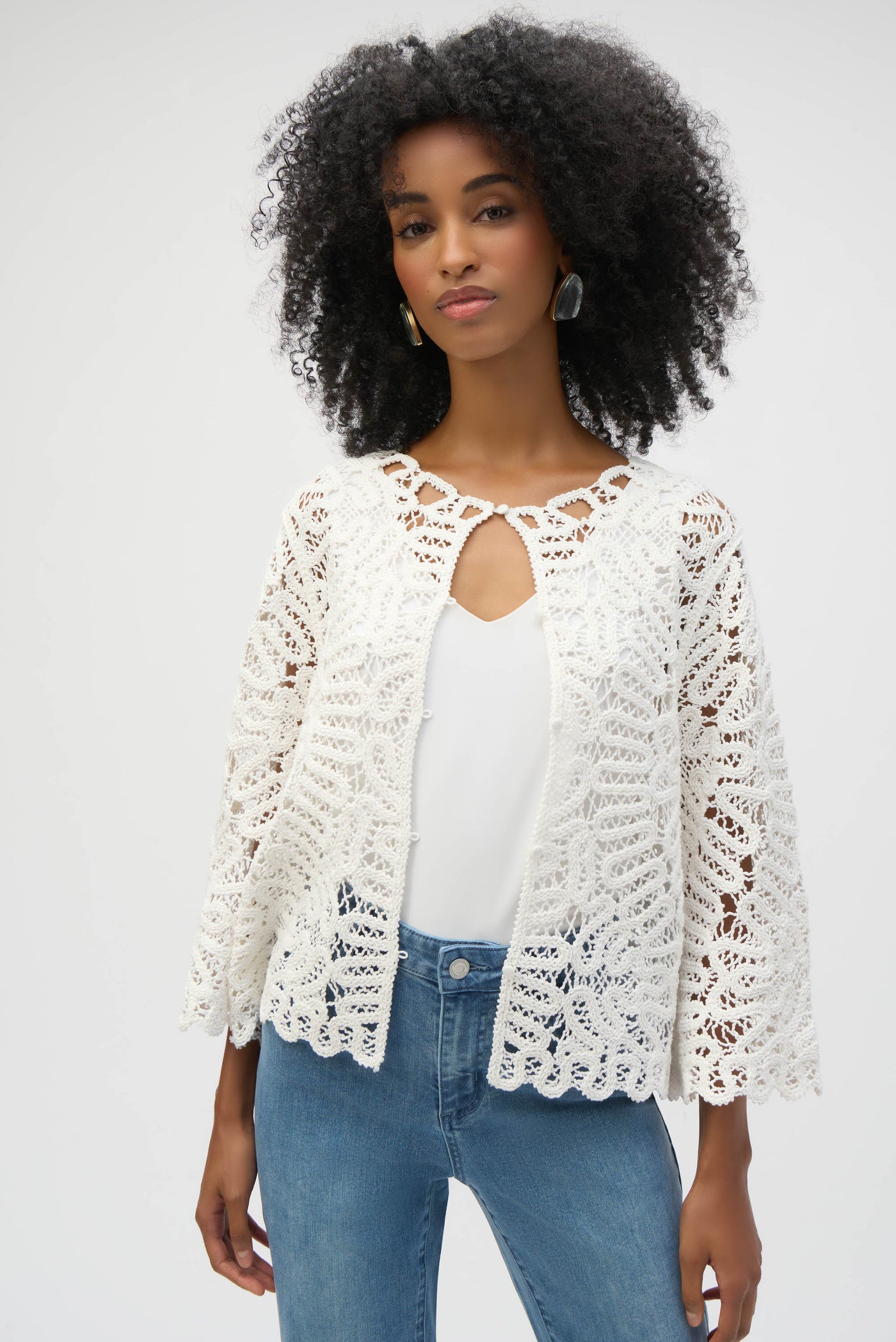 Crochet Sweater Knit Cover-Up