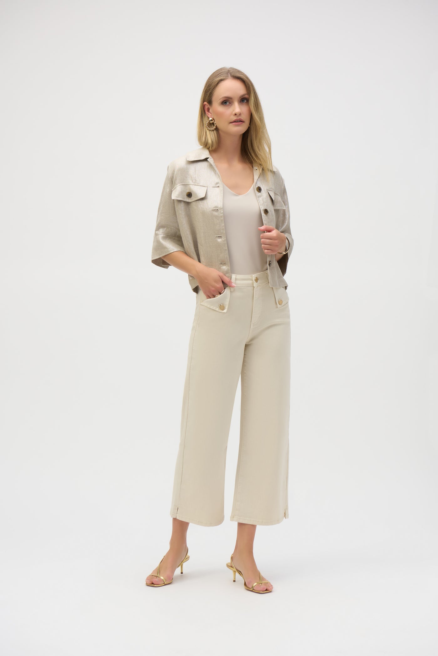 Stretch Culotte Jeans Joseph Ribkoff