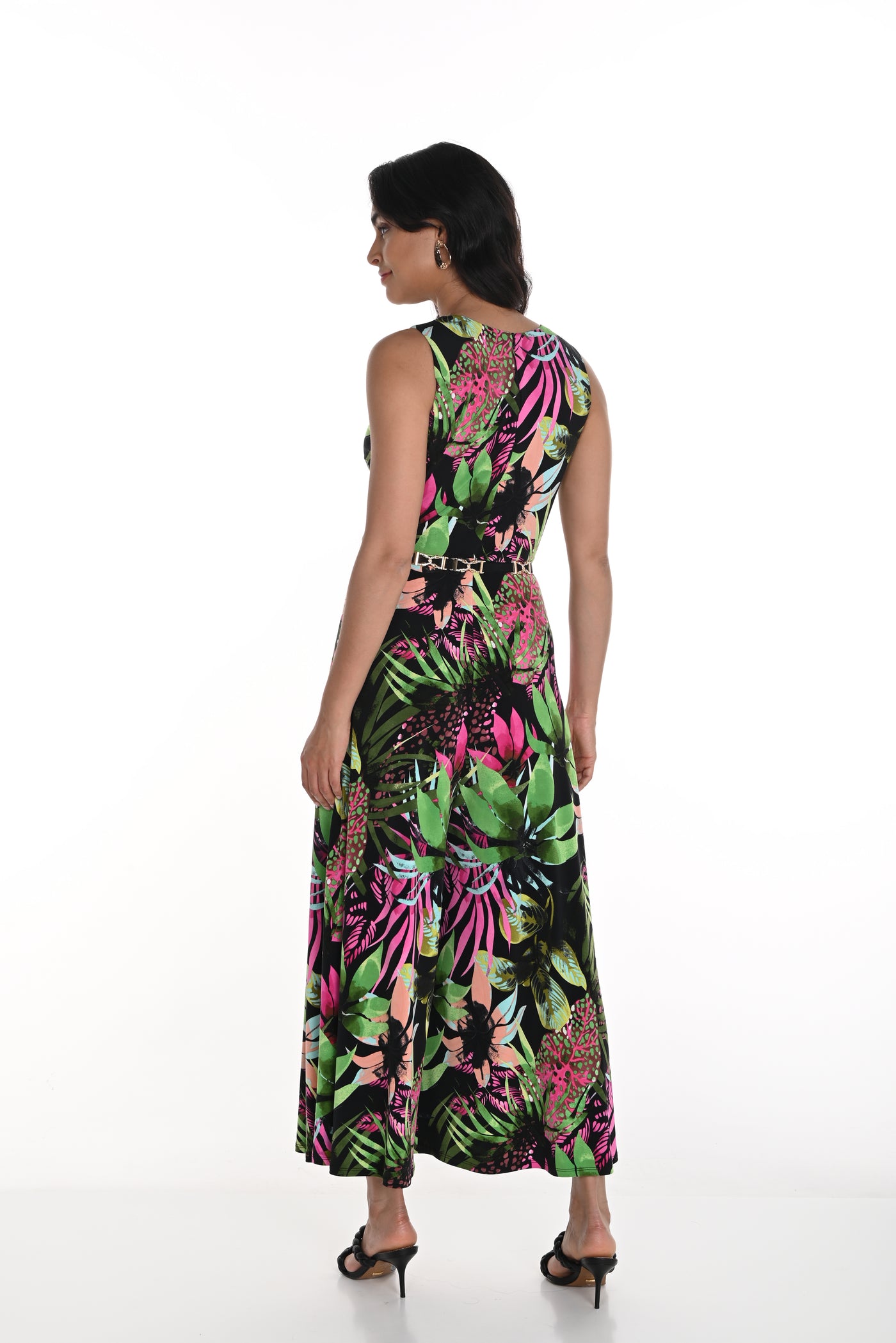 Floral Sleeveless Jumpsuit Frank Lyman