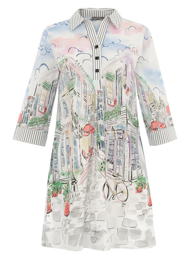 City Print Dress Dolcezza