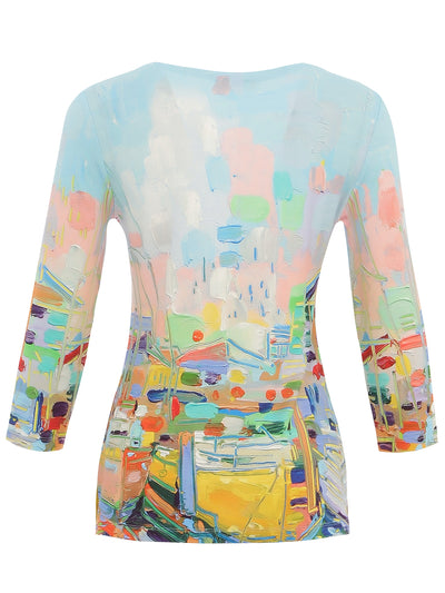 Paint Print Top Dolcezza