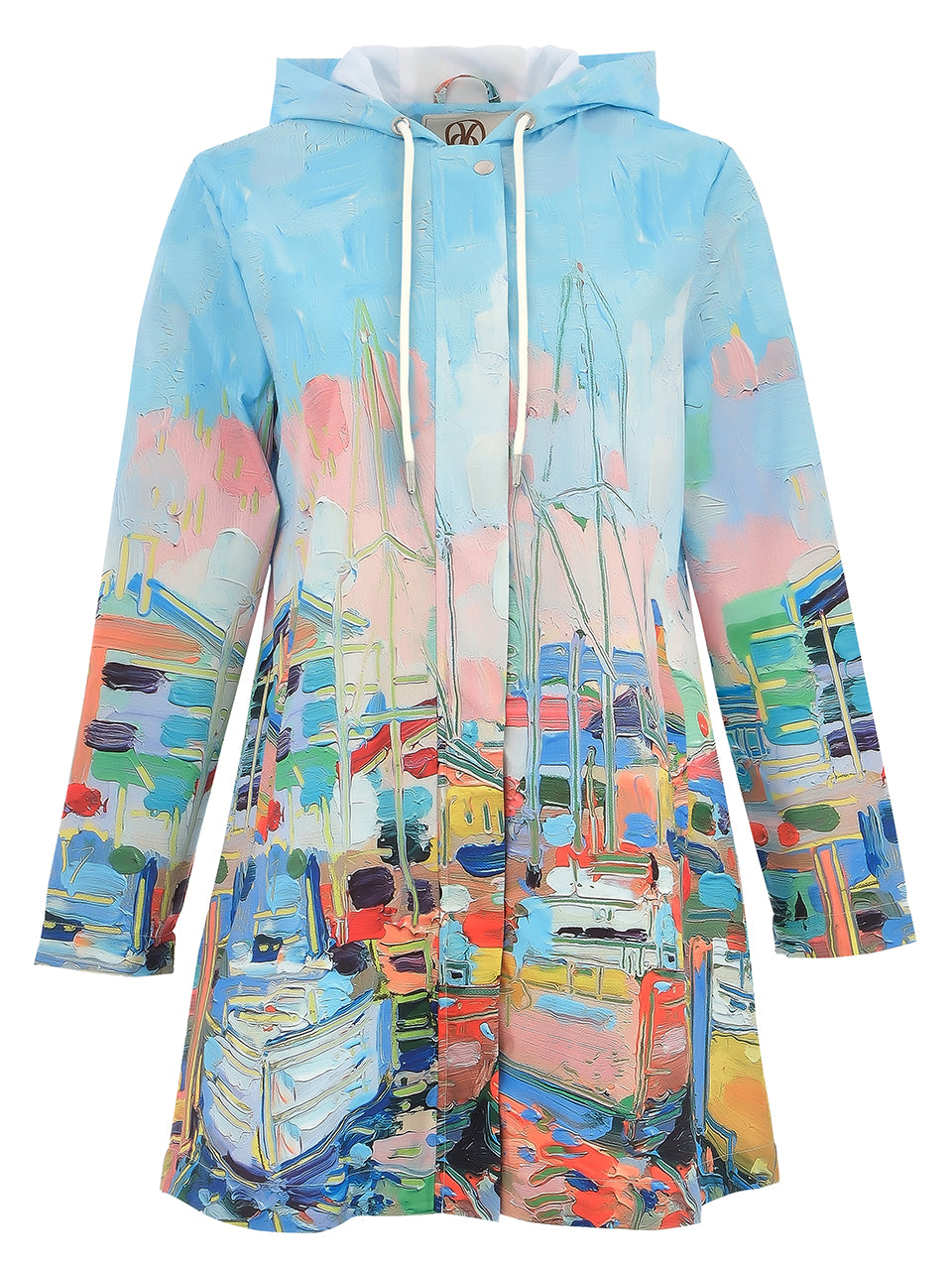 Printed Hooded Coat Dolcezza