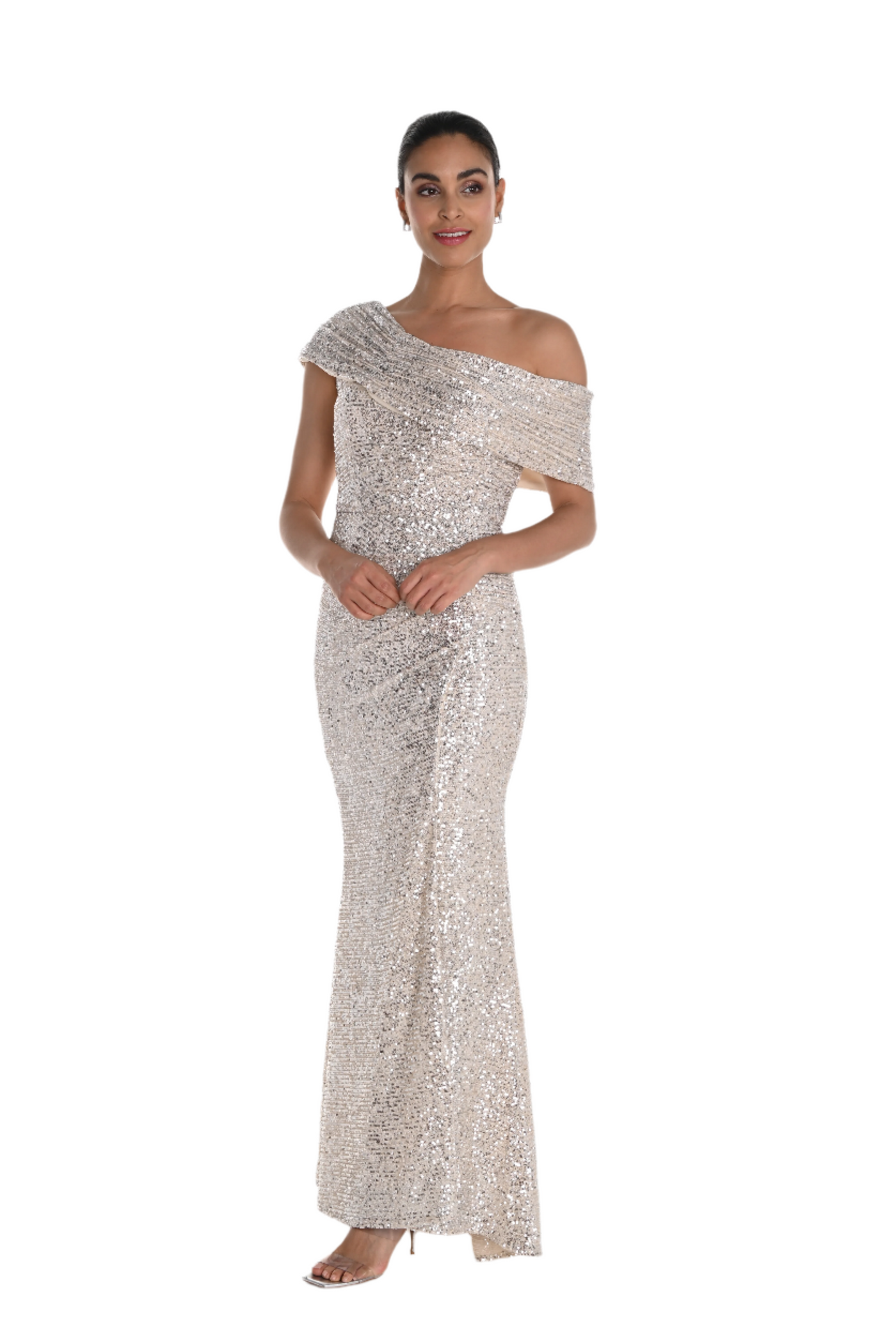 Maxi Off-Shoulder Bodycon Dress Frank Lyman