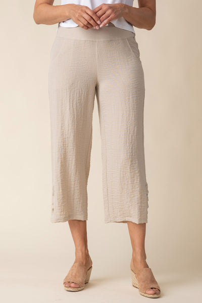 Ruched Straight Crop Pants Habitat