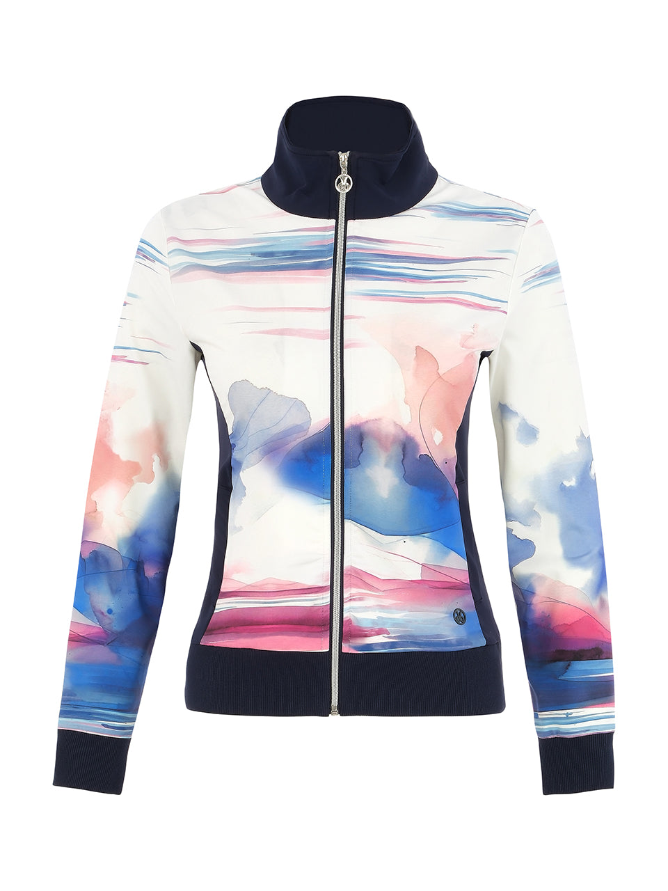 Watercolor Golf Zip Jacket Dolcezza