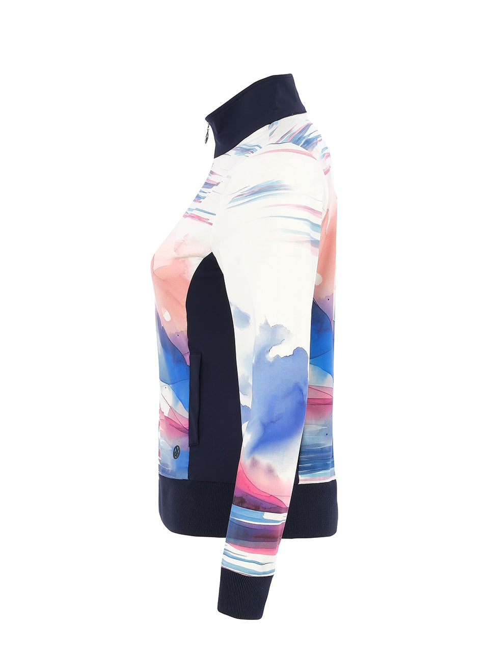 Watercolor Golf Zip Jacket Dolcezza