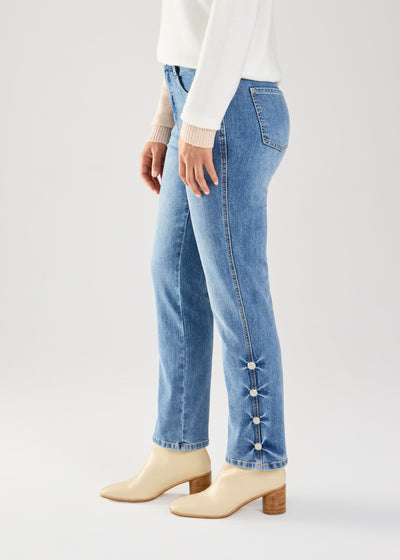 Suzanne Straight Ankle French Dressing Jeans