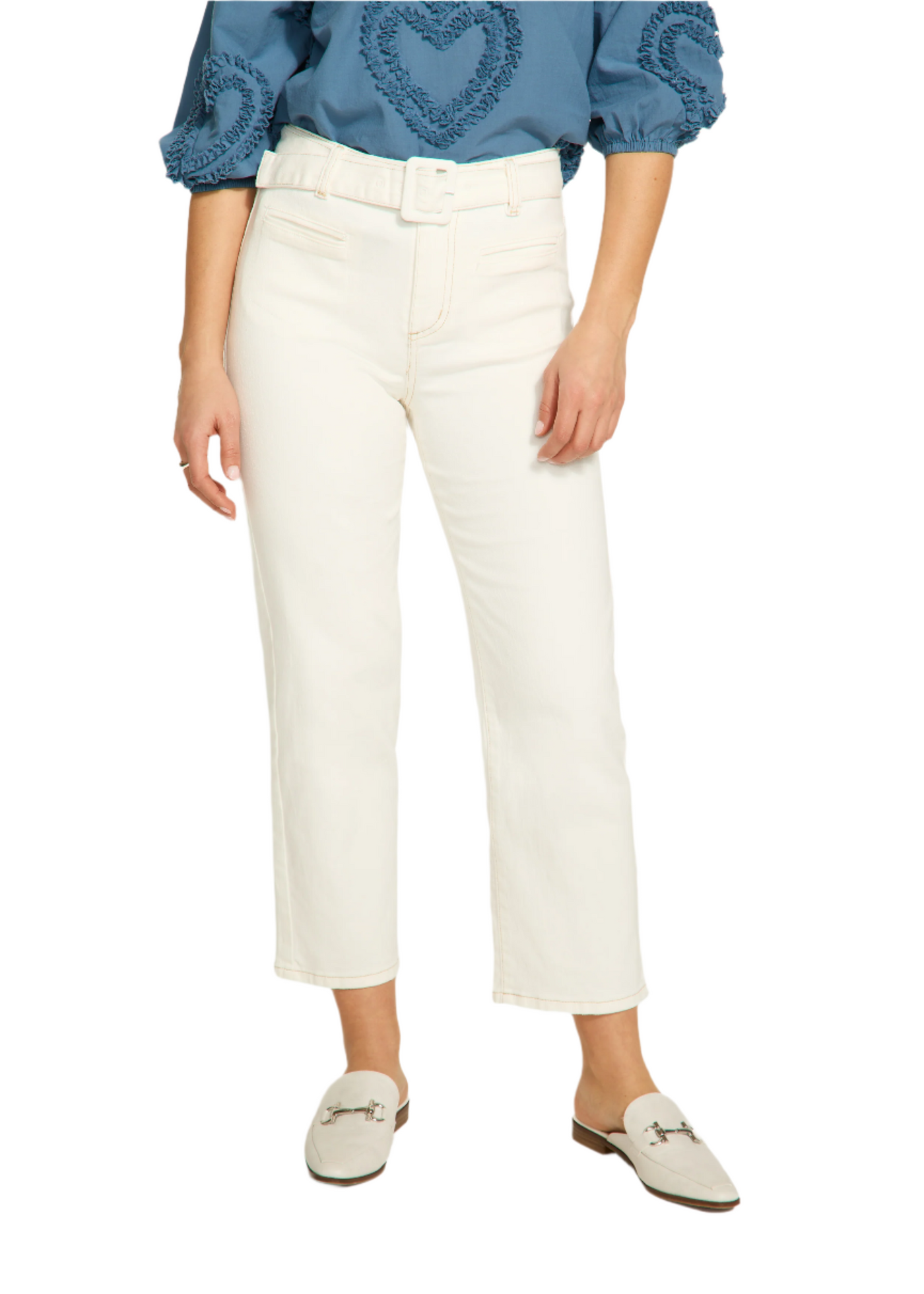 Suzanne Straight Crop French Dressing Jeans