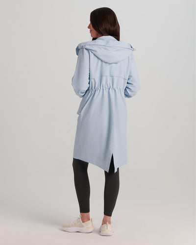 Super Light Hidden Hood Long Anorak Nikki Jones