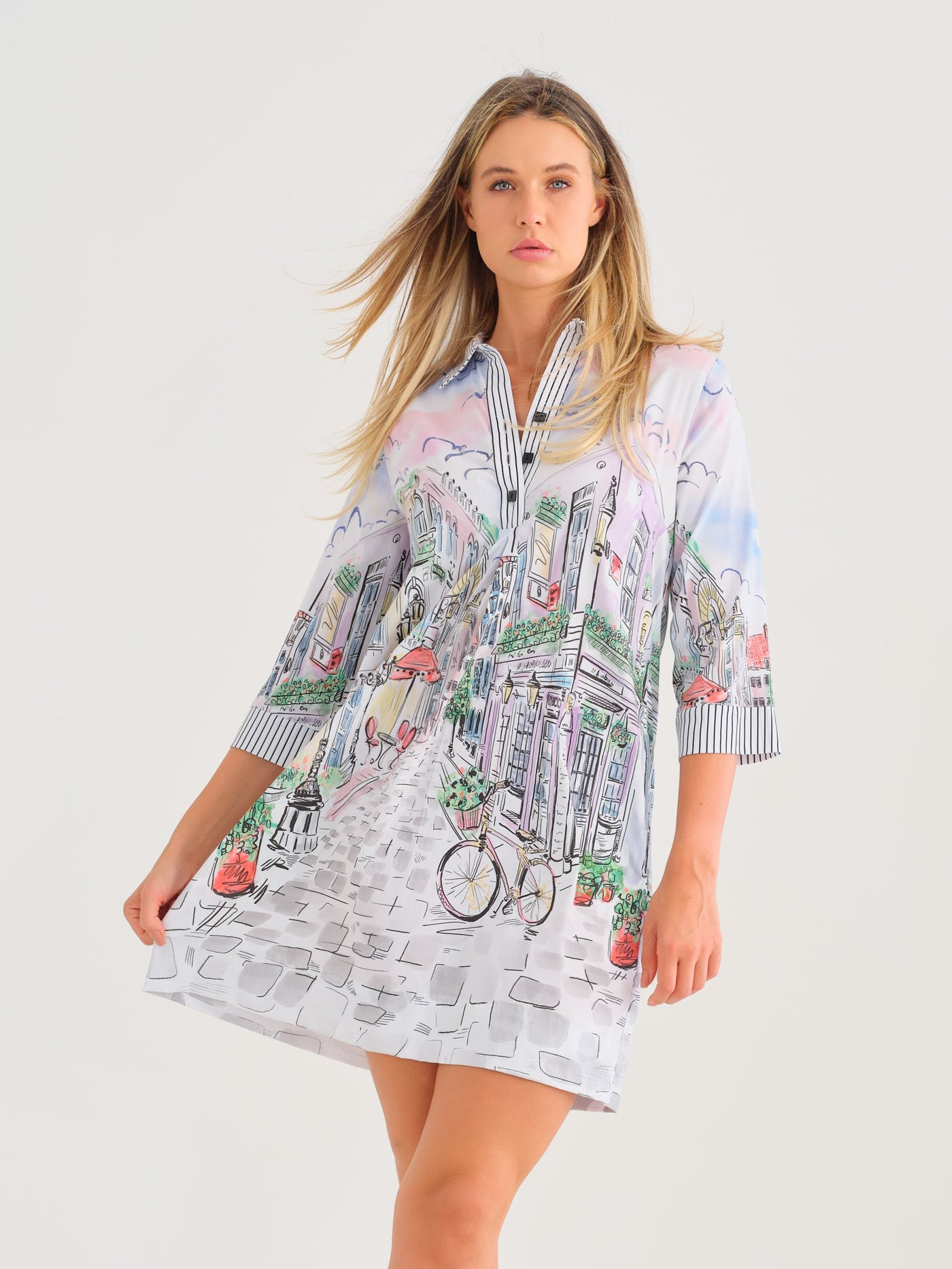 City Print Dress Dolcezza