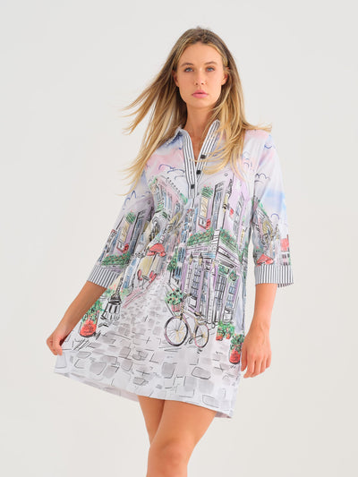 City Print Dress Dolcezza