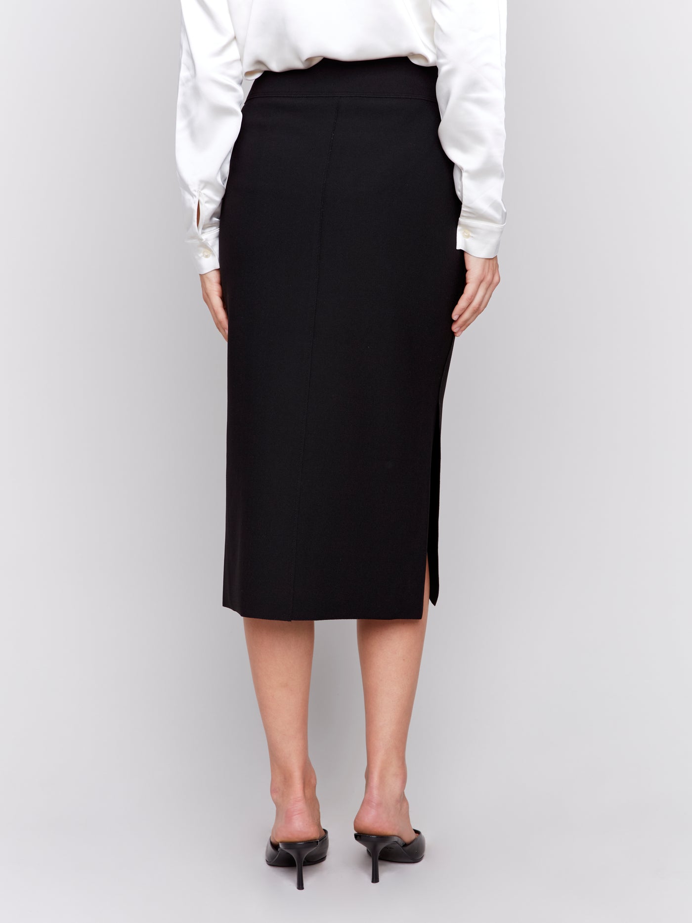 Gutsy Crepe Skirt with Patch Pockets Charlie B