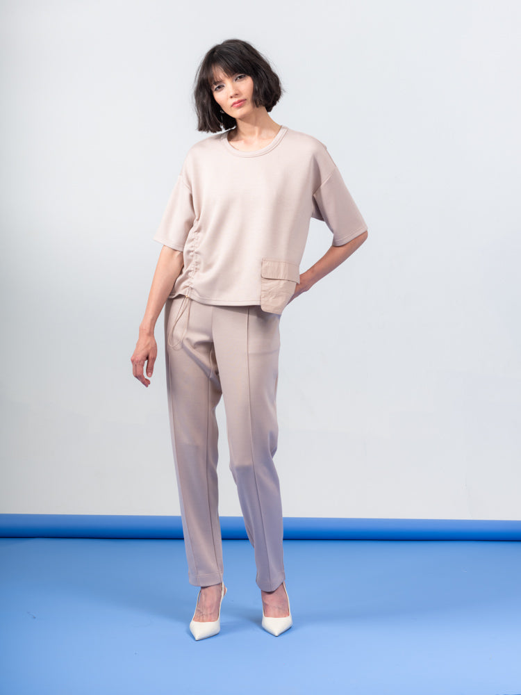 Top with Side Pocket Detail Elena Wang